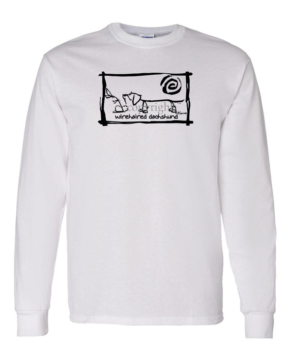 Dachshund  Wirehaired - Cavern Canine - Long Sleeve T-Shirt