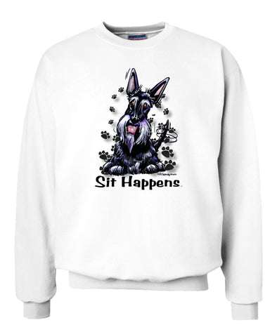 Scottish Terrier - Sit Happens - Sweatshirt