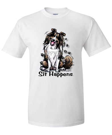 Shetland Sheepdog - Sit Happens - T-Shirt