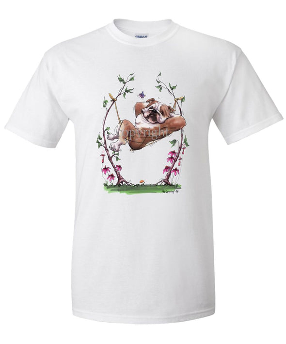 Bulldog - Hammock - Caricature - T-Shirt