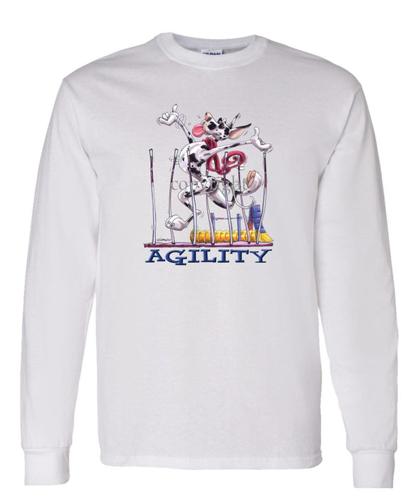 Great Dane  Harlequin - Agility Weave II - Long Sleeve T-Shirt
