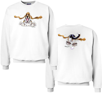 Basset Hound - Coming and Going - Sweatshirt (Double Sided)