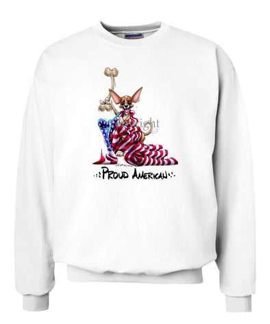 Chihuahua - Proud American - Sweatshirt