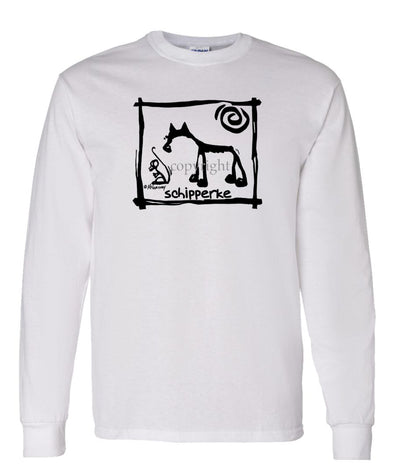 Schipperke - Cavern Canine - Long Sleeve T-Shirt