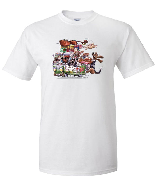 Basset Hound - Bark If You Love Dogs - T-Shirt