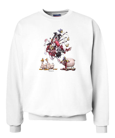 Border Collie - Bagpipes - Mike's Faves - Sweatshirt