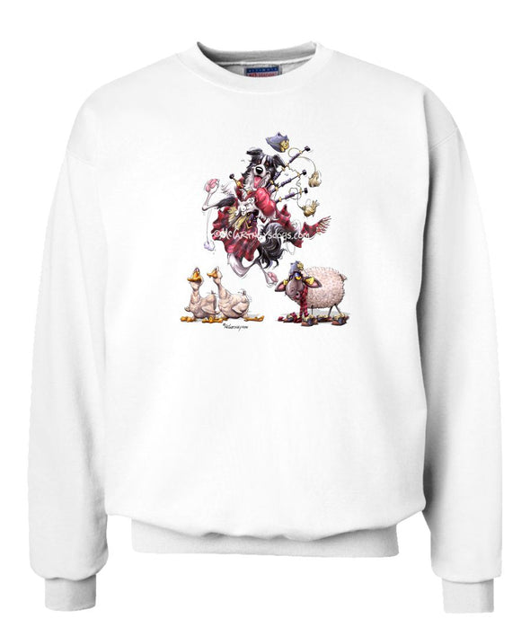 Border Collie - Bagpipes - Mike's Faves - Sweatshirt