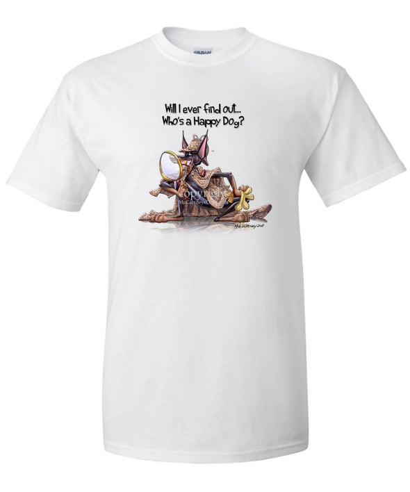 Doberman Pinscher - 2 - Who's A Happy Dog - T-Shirt