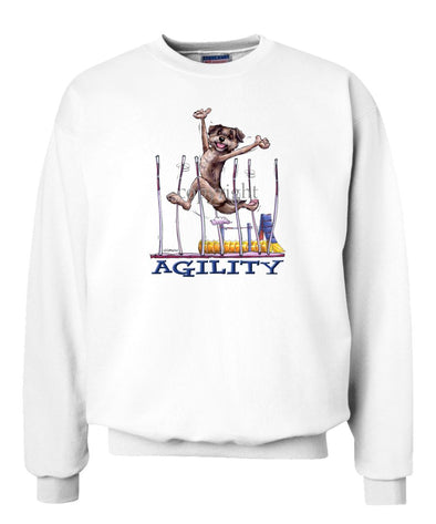 Border Terrier - Agility Weave II - Sweatshirt