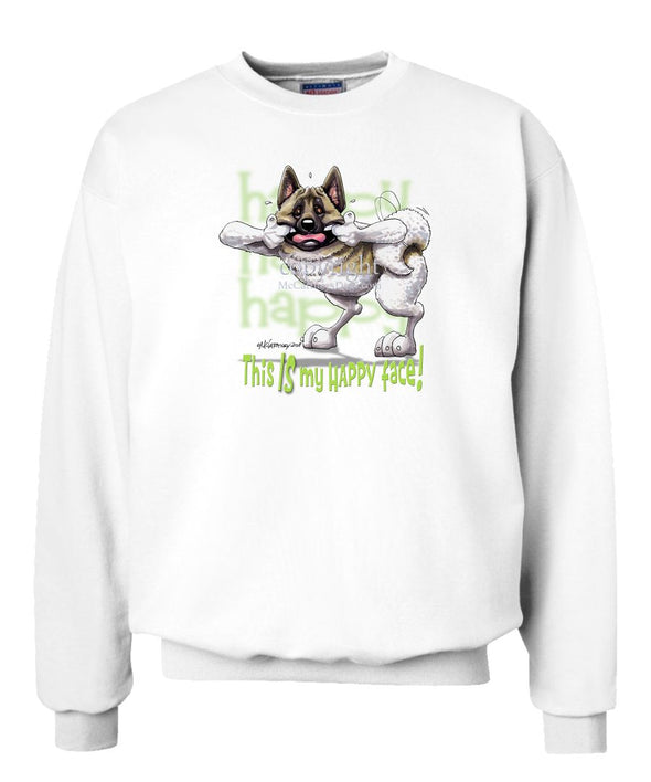 Akita - Who's A Happy Dog - Sweatshirt