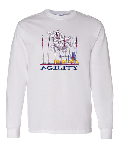 Maltese - Agility Weave II - Long Sleeve T-Shirt