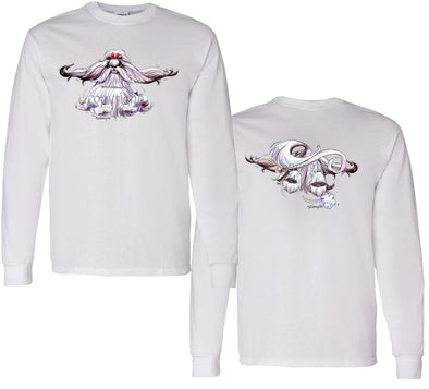 Shih Tzu - Coming and Going - Long Sleeve T-Shirt (Double Sided)