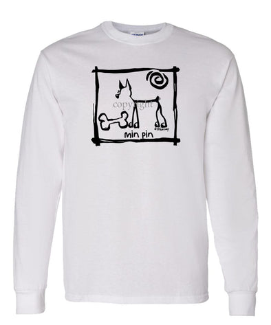 Miniature Pinscher - Cavern Canine - Long Sleeve T-Shirt