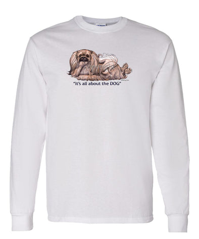 Pekingese - All About The Dog - Long Sleeve T-Shirt