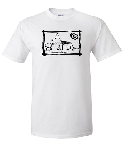 German Shepherd - Cavern Canine - T-Shirt