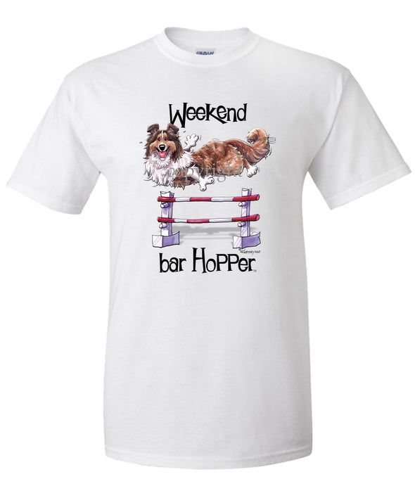 Shetland Sheepdog - Weekend Barhopper - T-Shirt