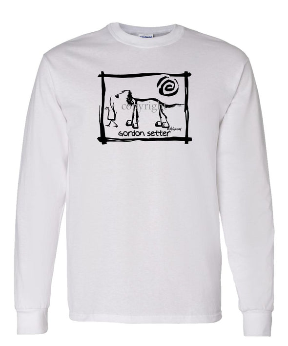 Gordon Setter - Cavern Canine - Long Sleeve T-Shirt