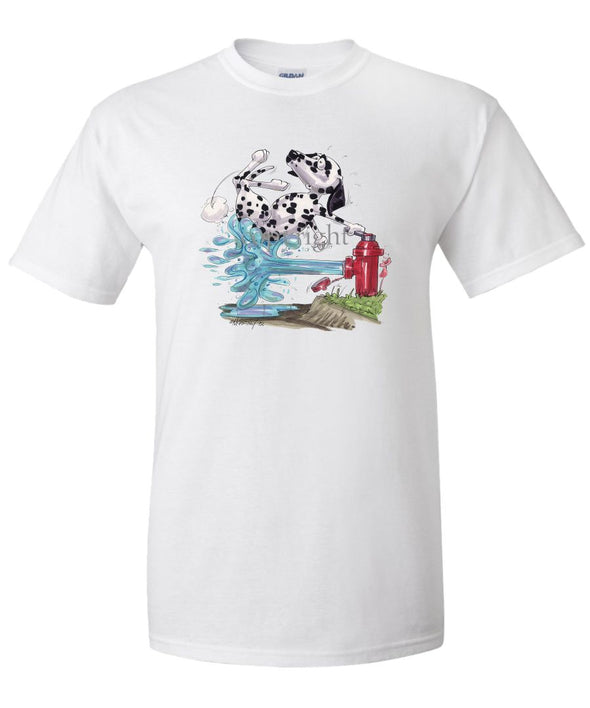 Dalmatian - Fire Hydren - Caricature - T-Shirt
