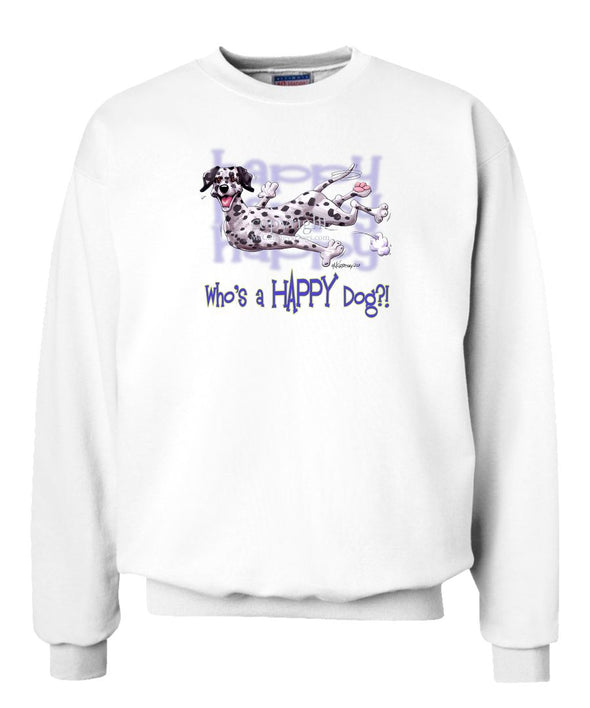 Dalmatian - Who's A Happy Dog - Sweatshirt
