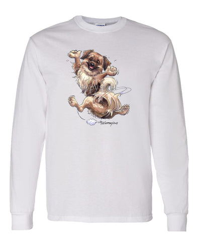 Tibetan Spaniel - Happy Dog - Long Sleeve T-Shirt