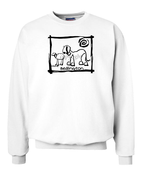 Bedlington Terrier - Cavern Canine - Sweatshirt