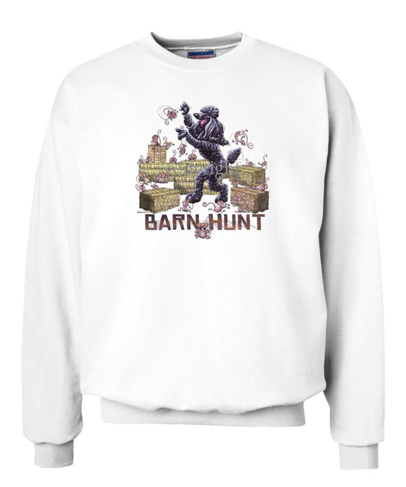 Poodle  Black - Barnhunt - Sweatshirt