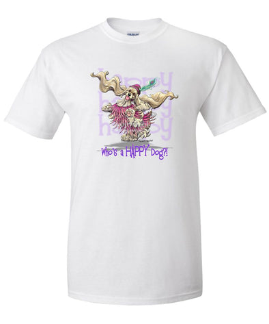 Cocker Spaniel - Who's A Happy Dog - T-Shirt
