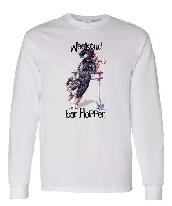 Bernese Mountain Dog - Weekend Barhopper - Long Sleeve T-Shirt