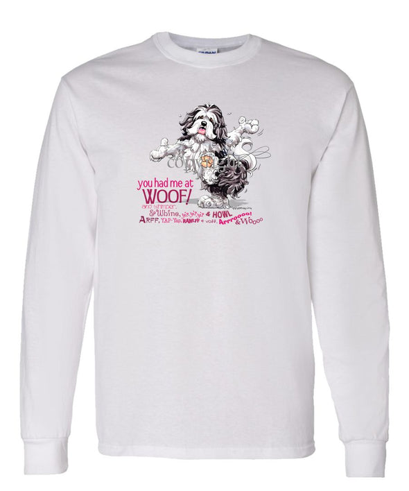 Havanese - You Had Me at Woof - Long Sleeve T-Shirt