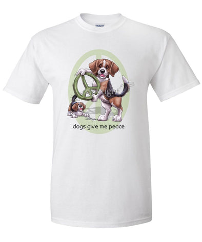 Beagle - Peace Dogs - T-Shirt