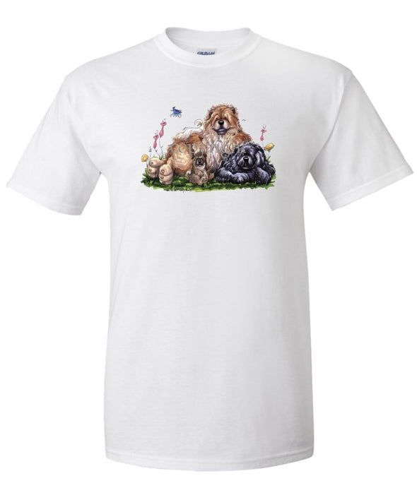 Chow Chow - Group - Caricature - T-Shirt
