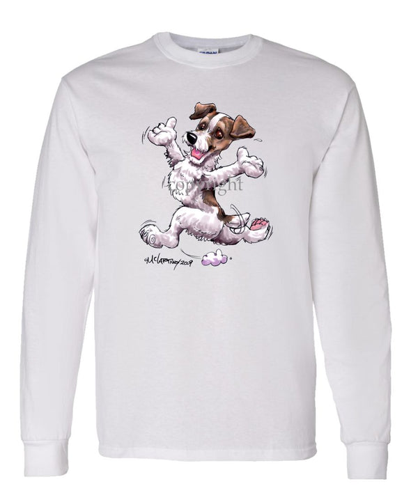 Jack Russell Terrier - Happy Dog - Long Sleeve T-Shirt
