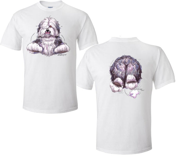 Old English Sheepdog - Coming and Going - T-Shirt (Double Sided)
