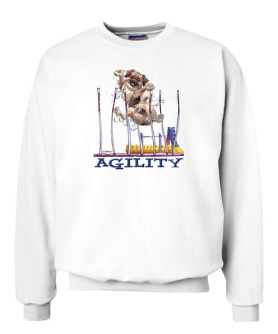 Tibetan Spaniel - Agility Weave II - Sweatshirt