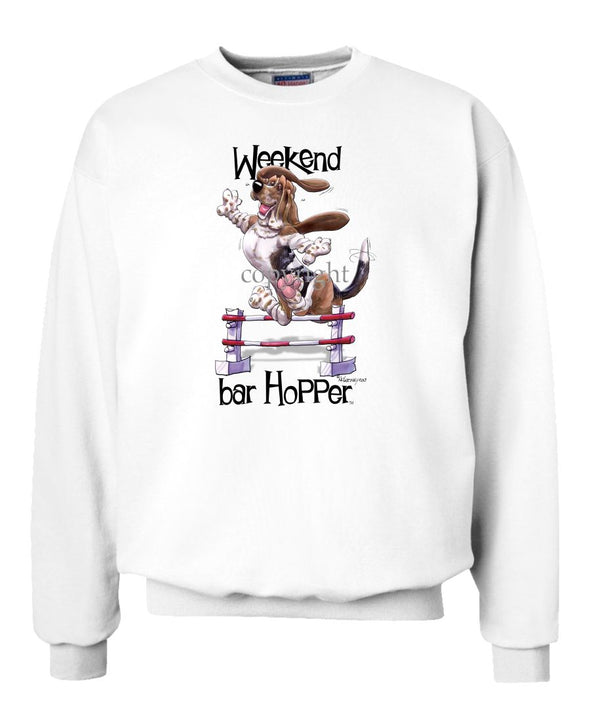 Basset Hound - Weekend Barhopper - Sweatshirt