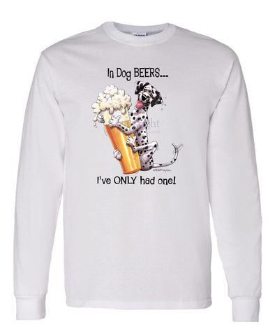 Dalmatian - Dog Beers - Long Sleeve T-Shirt