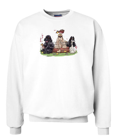 Cocker Spaniel - Group - Caricature - Sweatshirt