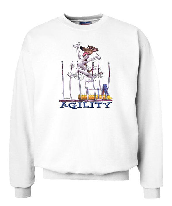 Smooth Fox Terrier - Agility Weave II - Sweatshirt