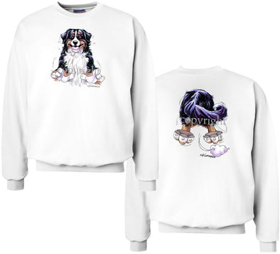Bernese Mountain Dog - Coming and Going - Sweatshirt (Double Sided)