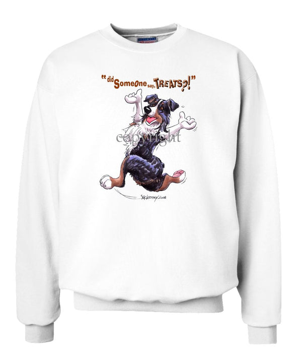 Australian Shepherd  Black Tri - Treats - Sweatshirt