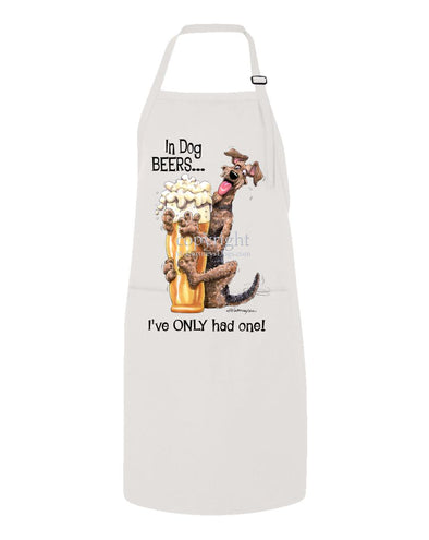 Airedale Terrier - Dog Beers - Apron