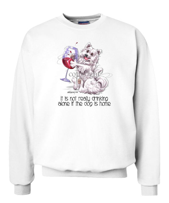 American Eskimo Dog - It's Not Drinking Alone - Sweatshirt
