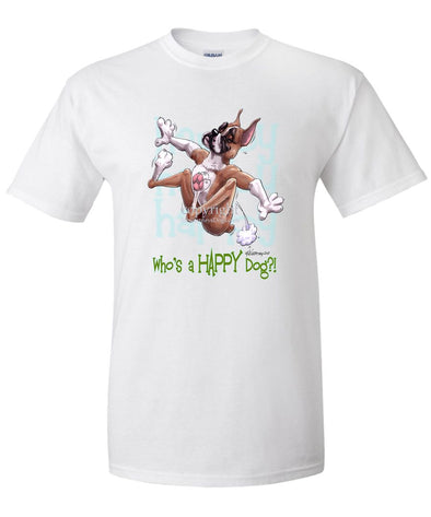 Boxer - Who's A Happy Dog - T-Shirt