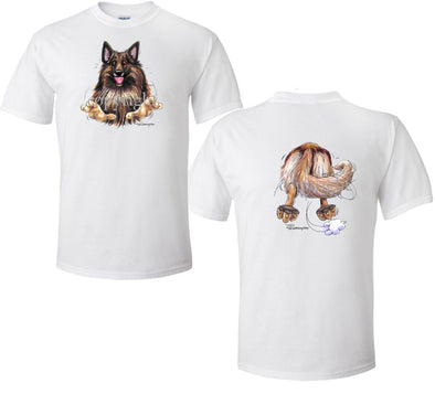 Belgian Tervuren - Coming and Going - T-Shirt (Double Sided)