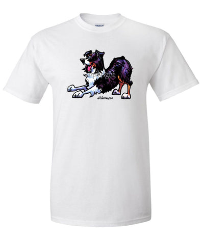 Australian Shepherd  Black Tri - Cool Dog - T-Shirt
