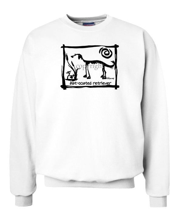 Flat Coated Retriever - Cavern Canine - Sweatshirt