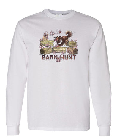 Shetland Sheepdog - Barnhunt - Long Sleeve T-Shirt