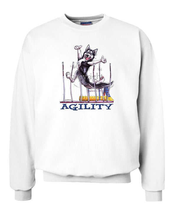 Siberian Husky - Agility Weave II - Sweatshirt