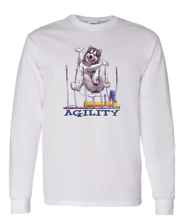 Alaskan Malamute - Agility Weave II - Long Sleeve T-Shirt