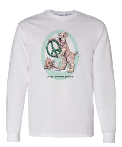 Soft Coated Wheaten - Peace Dogs - Long Sleeve T-Shirt